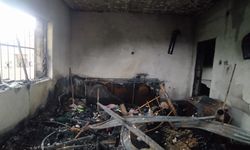 Nevşehir Karacaören köyünde ev yangını eşyalar küle döndü