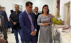 Özkonak'ta Köy Yaşam Merkezi Giyim kursu yıl sonu sergisi açıldı