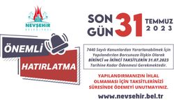 Yapılandırma Ödemeleri İçin Son Gün