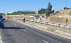 Nevşehir'de motosiklet bariyerlere çarptı! 1 Yaralı