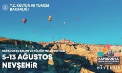 Kapadokya Balon ve Kültür Yolu Festivali 5 Ağustos'ta Nevşehir'de