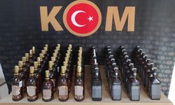 Nevşehir'de 61 şişe kaçak viski ele geçirildi