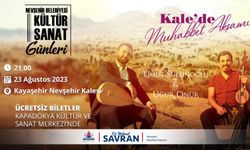 Nevşehir Kalesinde Türküler Eşliğinde “Muhabbet Akşamı”