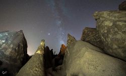 Kapadokya'da "Perseid meteor yağmuru" izlendi