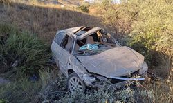 Nevşehir'de otomobil takla atarak şarampole uçtu: 1 yaralı