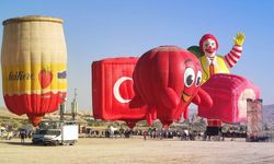 Figürlü balonlar Kapadokya'yı süsledi