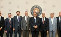 Başkan Parmaksız Bakan'ın ziyaretinde yer aldı