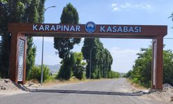 Karapınar Kasabası Girişine Modern Kapı Yapıldı
