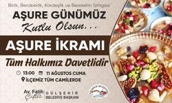 Gülşehir Belediyesi Cuma namazı sonrası aşure dağıtacak