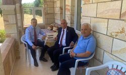 Vekillerden Gülmez'e taziye ziyareti