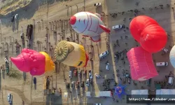 Kapadokya'da figürlü balonlar gösteri uçuşları yapacak