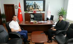 Kaymakam Yıldız'dan İl müdürü Memiş'e ziyaret