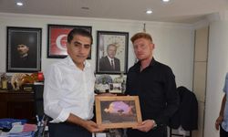 Finalist İbrahim Yıldaz'dan başkan Çiftçi'ye ziyaret