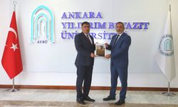 Rektör Aktekin’den Ankara Yıldırım Beyazıt Üniversitesi Rektörü Köseoğlu'na Hayırlı Olsun Ziyareti