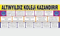 Başarıda Zirve Yine Altınyıldız Koleji Fen ve Anadolu Lisesi'nin