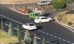 Nevşehir'de kavşak komedisi kazaya sebep olmasın!