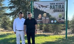 Selçuk Bayraktar, Tarık Kesekçi hatıra ormanını ziyaret etti