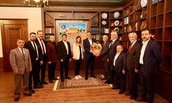 Ahilik Haftası Kutlama Heyeti Başkan Savran’ı Ziyaret Etti