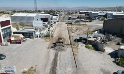 Nevşehir Sanayi Bölgesinde Sıcak Asfalt İçin Çalışmalar Başladı