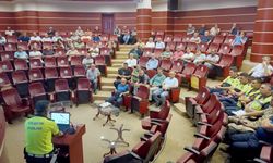 Nevşehir'de okul servis aracı sürücülerine bilgilendirme yapıldı