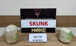 Nevşehir'de 4 kilo skunk ile yakalanan 1 kişi tutuklandı