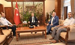 Başkan Kahraman ve yönetiminden Vali Fidan'a ziyaret