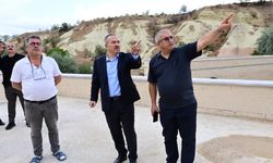 Vali Fidan, Mustafapaşa köyünde incelemelerde bulundu