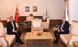Vali Fidan'dan Belediye Başkanı Savran'a İade-İ Ziyaret