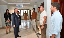 Vali Fidan kurum ziyaretlerine başladı
