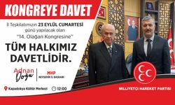 MHP Nevşehir İl Başkanı Doğu’dan kongreye davet