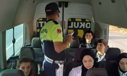 Nevşehir'de servis araçları ve okul çevrelerinde denetim