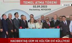 Türkiye'nin en büyük Cemevi Külliyesi temeli Hacıbektaş'ta atıldı