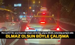 Nevşehir'de Karayollarının yol çalışması isyan ettirdi