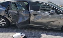 Nevşehir'de otomobil ile kurye motoru çarpıştı