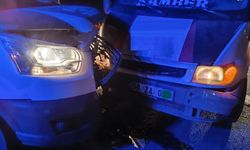 Nevşehir'de iki minibüs çarpıştı: 1 yaralı
