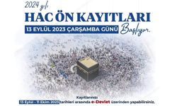 Hac ön kayıtları 11 Ekim'de tamamlanıyor