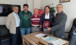 Kamu-Sen heyetinden MHP merkez ilçeye ziyaret