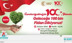 Nevşehir Belediyesi 100 bin fidan dağıtacak
