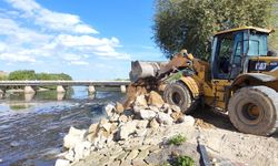 Avanos'un 123 yıllık tarihi taş köprü restore ediliyor