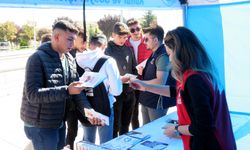 Nevşehir'de üniversite öğrencileri bilgilendirildi
