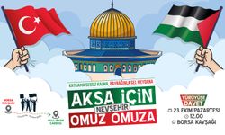 Nevşehir bugün 'Filistin' için yürüyecek!