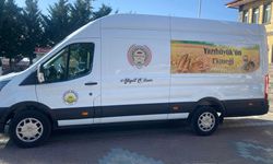 Yazıhüyük halk ekmek için araç tahsis edildi