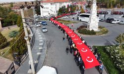 Hacıbektaş'ta Cumhuriyet'in 100. Yıl Yürüyüşü