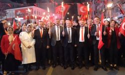 Nevşehir'de 100. Yıl Fener Alayı düzenlendi