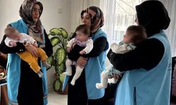 Nevşehir'in üçüz bebeklerine 'merhaba' ziyareti