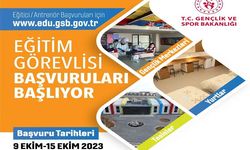 Nevşehir'de eğitim görevlisi başvuruları başladı