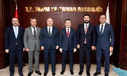 Nevşehir heyeti Tarım ve Orman Bakanlığında