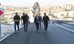 Vali Fidan, Ortahisar-Göreme yolunu inceledi