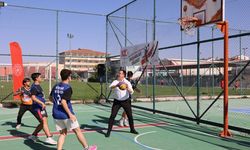 Nevşehir'de Sokak Basketbol Turnuvası Başladı