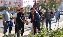 Nevşehir Belediyesi 100.Yılda 100 bin fidan dağıttı